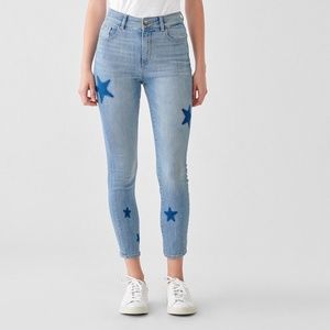 Jeans DL1961 Florence Crop Mid Rise Instasculpt Skinny in Warren size 29